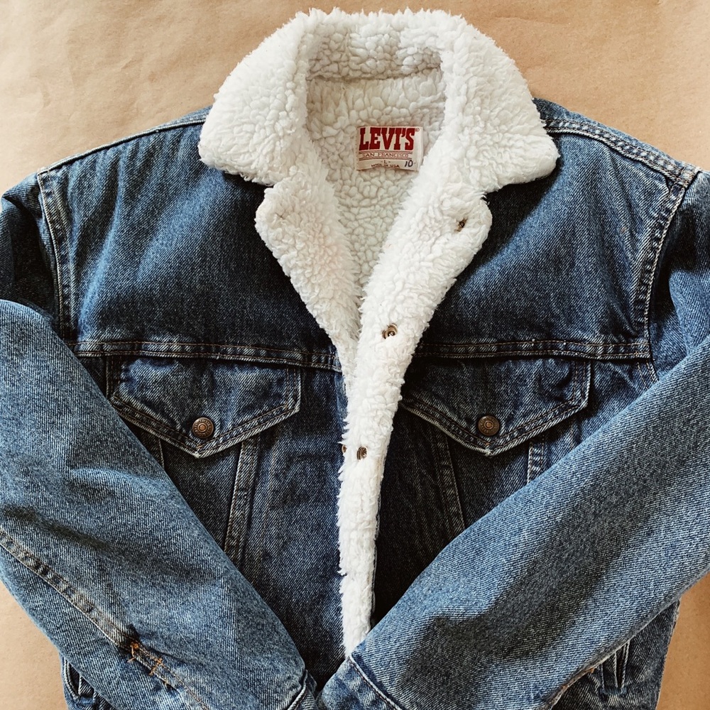Vintage Levi’s Denim Sherpa Jacket